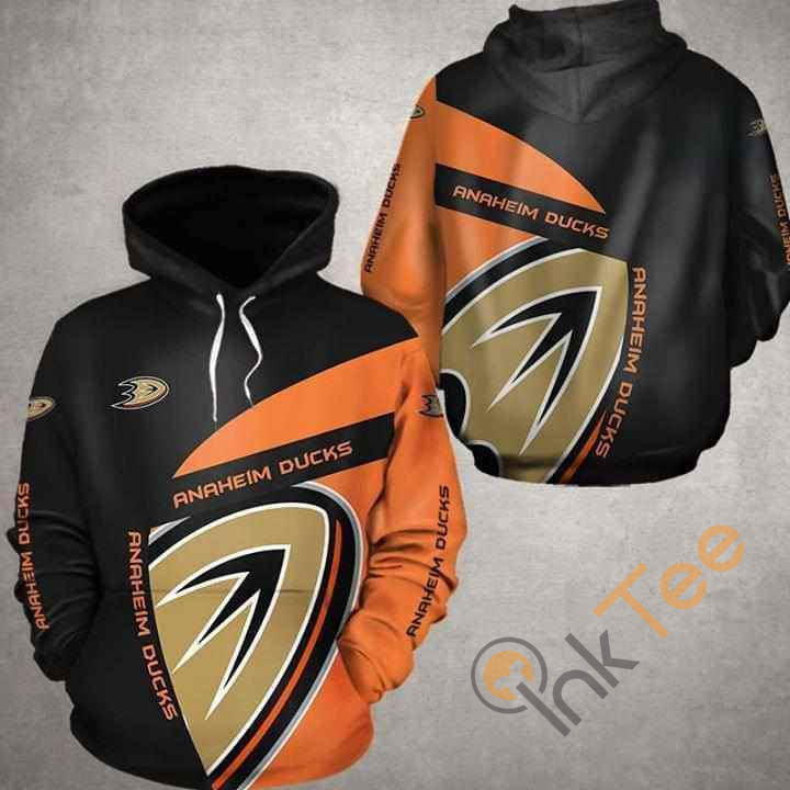 Nhl Fan Hoodie - Anaheim Ducks 3D Edition