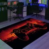 Non Slip Bathroom Rugs Washable - Personalized 3D Game-Themed Area Rug with Custom Name A03