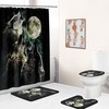 Non-Slip Bathroom Shower Curtain Wolf Moon Lid for a Stunning Bathroom Look