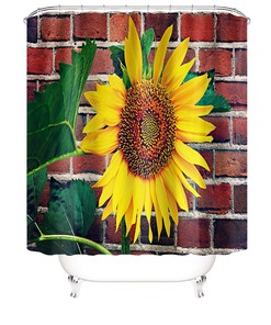 Non-Slip Sunflower Shower Curtain Cover for a Safe and Stylish Shower Experience