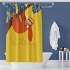 Nordic Style Sloth Shower Curtain, Add a Touch of Minimalist Design to Your Bathroom 