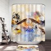 North American Wildlife Dream Catcher Shower Curtain - Nature Bathroom Decor