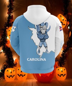 North Carolina Tar Heels 3D Mascot Printed Hoodie - Gifts For Fans