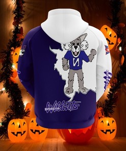 Northwestern Wildcats Zip Hoodie 3D - Long Sleeve Gift For Fan