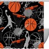 Nostalgic Basketball Memory Shower Curtain In Black, Ideal For Any Sports Fan'S Bathroom Decor