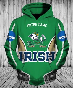 Notre Dame Fighting Irish Helmets 3D Hoodie - Gifts For Fans