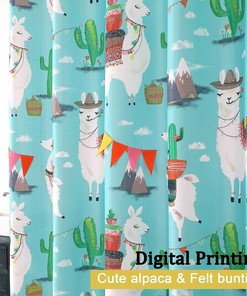 OWENIE Colorful Cactus with Flower Shower Curtain for Elegant Southwest Bathroom Decor