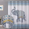 OWENIE Cute Elephant Animal Shower Curtain for Farmhouse Bathroom Decor