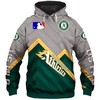 Oakland Athletics Baseball 3D Hoodie - Zip Hoodie For Fans