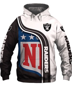 Oakland Raiders 3D Hoodie Pullover - Zip Hoodie For Fans