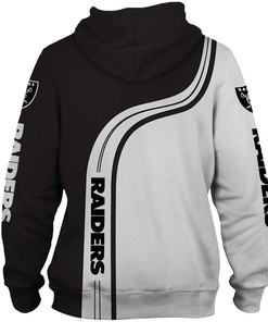 Oakland Raiders Cute 3D Hoodie - Zip Hoodie Pullover Gift For Fans