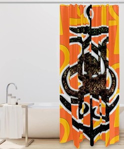 Ocean Anchors Beach Octopus Fabric Shower Curtain for Bathroom Decor