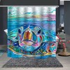 Ocean Animal Turtle Waterproof Shower Curtain for a Durable Bathroom Accessory