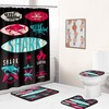 Ocean Blue Shark Print Shower Curtain for Your Bathroom