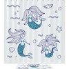 Ocean Sea Mermaid Underwater Waterproof Shower Curtain - Cloth Fabric Bathroom Curtain for Home Decor