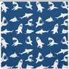 Ocean Shark Fabric Shower Curtain For A Fun Bathroom Look