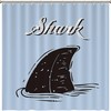 Ocean Sharks Print Shower Curtain - Custom Durable Fabric
