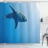 Ocean Swimming Fish Print Shower Curtain for Your Bathroom