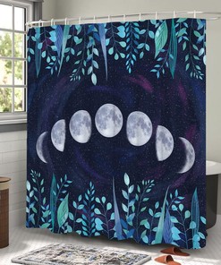 Oceanic Art Deco: Sealife Shower Curtain for Underwater-Themed Bathroom Decor