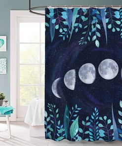 Oceanic Art Deco: Sealife Shower Curtain for Underwater-Themed Bathroom Decor