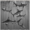 Oceanic Creatures Shower Curtain - Underwater Bathroom Decor