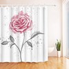 Oceanic Marvels: Seahorse Shower Curtain for Marine Plants and Underwater Bathroom Decor