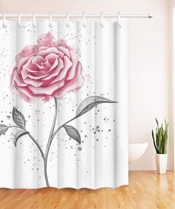 Oceanic Marvels: Seahorse Shower Curtain for Marine Plants and Underwater Bathroom Decor