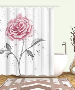 Oceanic Marvels: Seahorse Shower Curtain for Marine Plants and Underwater Bathroom Decor