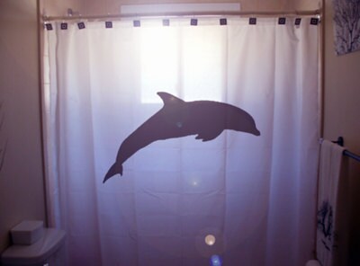 Oceanic Print Dolphin Shower Curtain For Your Marine Life Bathroom