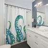 Octopus Art Beach Coastal Bathroom Decor Tentacles Shower Curtain