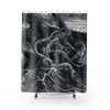Octopus Attack Shower Curtain for Nautical Bathroom Decor, 72x72 - Unique Shower Curtains