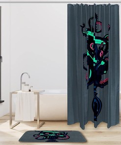 Octopus Feet Shower Curtain with Detailed Tape Design