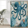 Octopus Shower Curtain For A Modern Bathroom