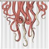 Octopus Tentacles Organisms Shower Curtain - Custom Durable Fabric