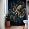 Octopus Tentacles Shower Curtain For A Nautical Bathroom Decor, Ocean-Themed Bathroom Accessories
