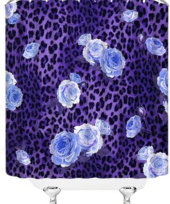 Octopus Waterproof Shower Curtain - Washable Water Repellent Fabric Bathroom Curtain