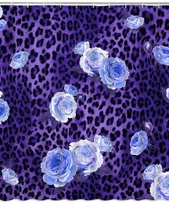 Octopus Waterproof Shower Curtain - Washable Water Repellent Fabric Bathroom Curtain
