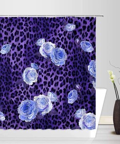 Octopus Waterproof Shower Curtain - Washable Water Repellent Fabric Bathroom Curtain