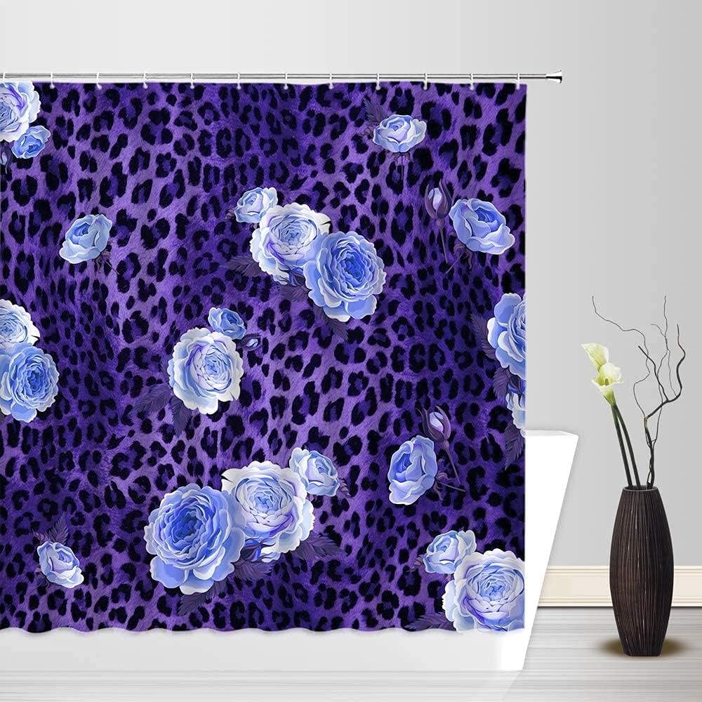 Octopus Waterproof Shower Curtain - Washable Water Repellent Fabric Bathroom Curtain