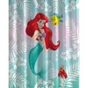 Officially Licensed Disney The Little Mermaid Ariel Shower Curtain for Kids' Bathroom Decor