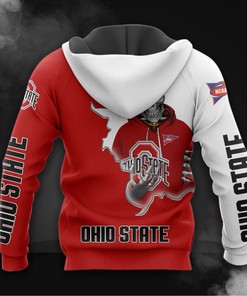 Ohio State Buckeyes Skull 3D Hoodie - Gifts For Fans