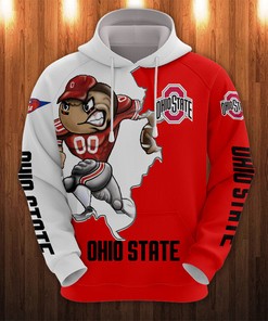Ohio State Mascot 3D Hoodie - Gifts For Fans