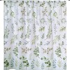 Ombre Leaves Botanical Shower Curtain - Avantis Fabric Bathroom Decor