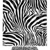 On-trend Leopard Zebra Skin Texture Shower Curtain for Showers, Stalls, and Bathtubs 