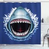 Open Mouth Bite Shower Curtain Attack for Bathroom Decor