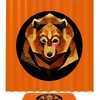 Orange Bears Waterproof Shower Curtain for Bathroom