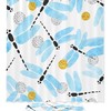Orange Dragonfly Set Shower Curtain Bath Mats Waterproof Fabric Bathroom
