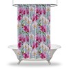 Orchid Decor Printed Shower Curtain - Waterproof Curtain For Bathtub Bathroom Decorations In Multiple Sizes