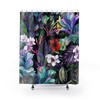 Orchid, Magnolia, Hibiscus Fairy Tale Garden Shower Curtain 