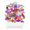 Orchids Celebratory Shower Curtain For Floral Bathroom Decor